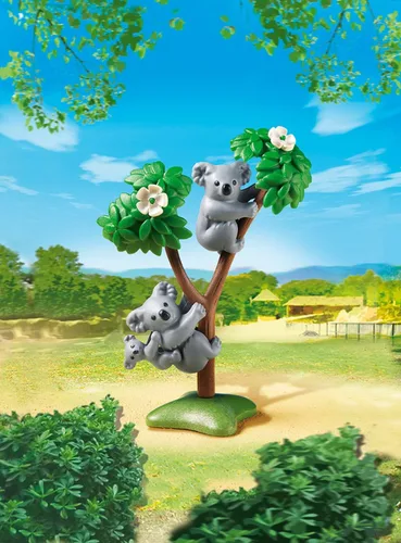 Vista 3 de Playmobil Kit de Construcción de Familia de Koalas