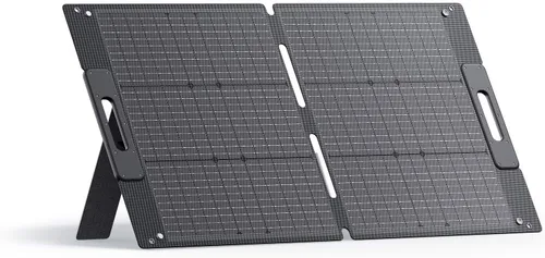 Vista 7 de BLUETTI Panel solar de 60 W, 60 vatios para generador solar manos libres, 1 manos libres, 2 AC2A, cargador solar plegable para senderismo, camping