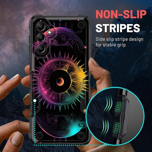 Vista 1025 de Funda para Galaxy A14 5G, [Doble Capa][Protección contra Caídas de Grado Militar de 10 Pies] [Antideslizante] Funda Resistente a Prueba de Golpes