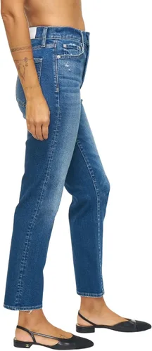 Vista 2 de Jeans clásicos de tiro alto Charlie para mujer