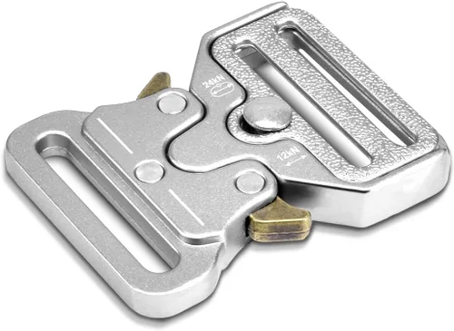 Vista 7 de Hebilla táctica de 3/4 pulgadas para pulseras de paracaídas, hebilla táctica de cuerda de paracaídas de metal para chaleco táctico, collar de perro