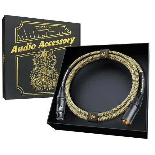 Vista 12 de AA AUDIO ACCESSORY Serie Oro Cables XLR Star Quad de 1.5 pies, Conectores Neutrik, Cable de micrófono 19AWG, Cable de micrófono trenzado en nylon