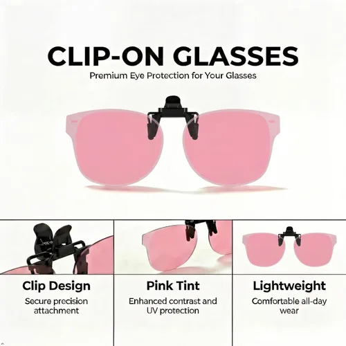 Vista 4 de Eyekepper Gafas de migraña para mujer y hombre, FL-41 con clip