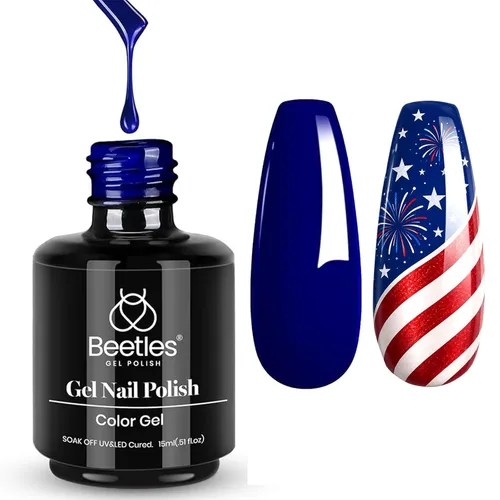 Vista 54 de Beetles - Esmalte de uñas en gel, 1 unidad de 0.5 onzas fluidas (15ml), extracción por remojo, arte de uñas, estética de manicura, bricolaje, curado
