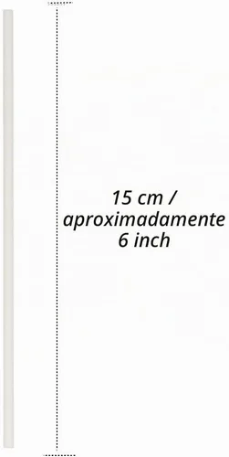 Vista 3 de COOLAKE Palitos de piruleta 100 unidades de 6 pulgadas para hacer dulces de papel para decoración de pasteles, dulces de frutas caseros