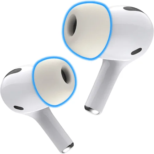 Vista 24 de Almohadillas de espuma viscoelástica Foam Masters para AirPods Pro 1ª y 2ª generación Cómodas Seguras Mejor cancelación de ruido Reemplazo