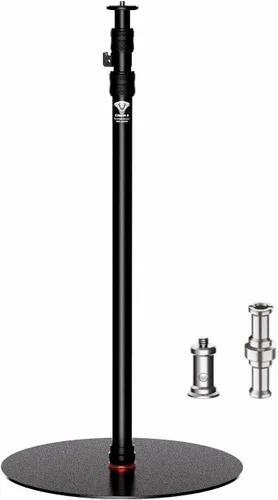 Vista 10 de IFOOTAGE A200 Monopie con Base Redonda, Monopie de Vídeo de 22" para Escritorio, Monopie de Cámara de Aluminio con Base, Compatible con Cámara DSLR