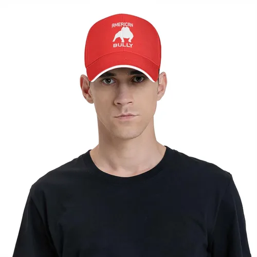 Vista 9 de American Bully Sandwich Cap Outdoor Leisure Adjustable Baseball Hip Hop Cap Unisex Black