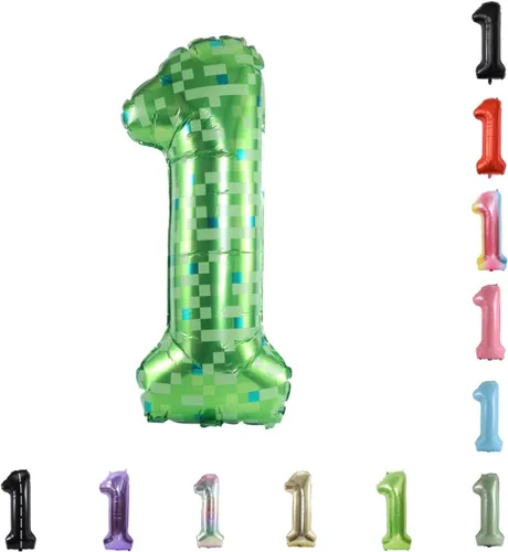 Vista 69 de Globo grande de helio con números 0-9 de 40 pulgadas para cumpleaños, bodas y fiestas (rojo, 9)