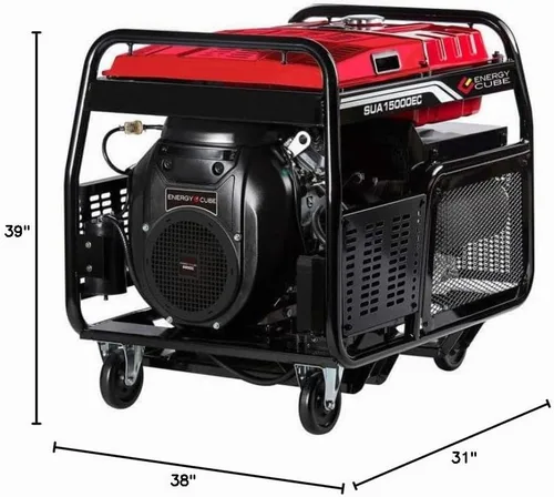 Vista 2 de A-iPower SUA15000EC SUA15000E Generador ultra resistente de 15,000 vatios, cumple con EPA/CARB