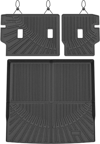 Vista 86 de Forro de carga para Jeep Compass/Patriot 2007-2016 y 2007-2012 Dodge Caliber, alfombras de carga para todo clima para accesorios de Compass
