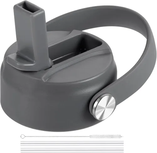 Vista 19 de FLORAPELL Tapa de popote para botellas de agua de boca ancha Hydro Flask, tapas superiores con popote compatible con Hydro Flask de 32 y 40 onzas
