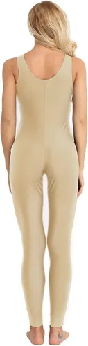 Vista 4 de Body de una pieza para mujer, con cremallera, lencería brillante y transparente