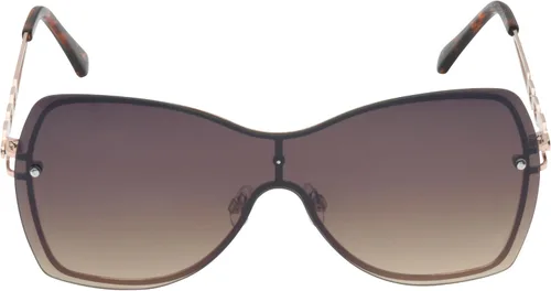 Vista 2 de Southpole Women's 1094sp Metal Uv400 Protective Rectangular Shield Sunglasses. Cool Gifts for Her, 140 Mm