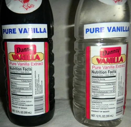 Vista 3 de 2 extractos de vainilla mexicana pura mezcla Danncy de México, 12 onzas cada uno, 2 botellas de plástico selladas