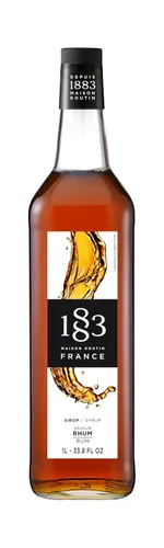 Vista 110 de 1883 Jarabe de Amaretto para bebidas, fabricado en Francia, botella de plástico de 1 litro