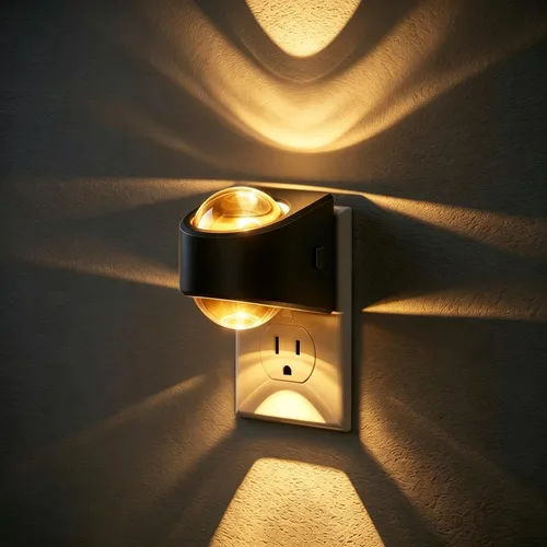 Vista 18 de JandCase Luz Nocturna, Luces Nocturnas Regulables Enchufables en la Pared, Sensor de Luz Nocturna de Encendido/Apagado Automático, Luz Nocturna LED