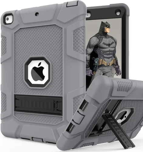 Vista 16 de Fundas para iPad de 6ª Generación, Funda de 5ª Generación, Air 2 de 9.7 Pulgadas a Prueba de Golpes, Resistente, Funda Protectora con Pata