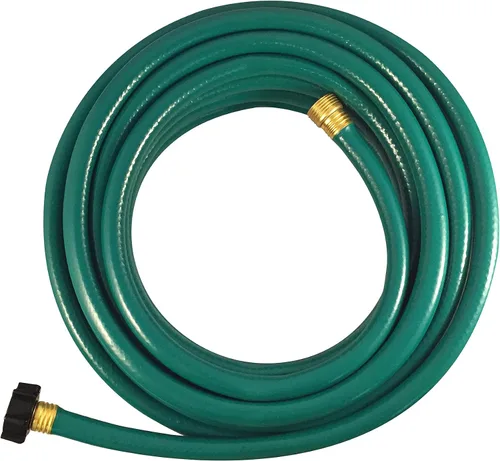 Vista 2 de Flexon Manguera de jardín de servicio ligero de 1/2" x 25 pies – Liviana, flexible, resistente a dobleces, vinilo duradero, acoplamientos a prueba