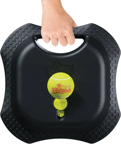 Vista 4 de Swingball All Surface Tetherball Tennis Set – Portable Outdoor Game for Kids & Adults – Includes Paddles & Ball – Backyard, Lawn, or Park Active