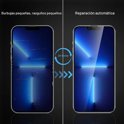 Vista 3 de Paquete de 2 protectores de pantalla de película de hidrogel JDHDL para iPhone 14 Pro Max/iPhone 14 Plus/iPhone 13 Pro Max (6.7 pulgadas), protector