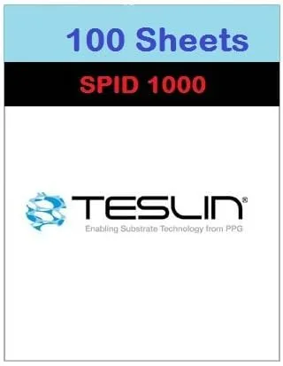 Vista 12 de Papel sintético para impresoras en el hogar., Full Sheet InkJet Teslin® (hoja completa) inkjet teslin
