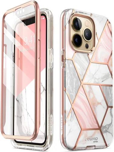 Vista 10 de i-Blason Funda protectora elegante, delgada y completa con protector de pantalla integrado para iPhone 13 Pro de 6.1 pulgadas, serie Cosmo