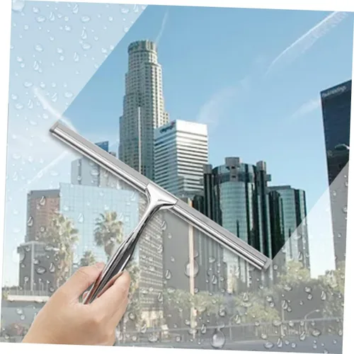 Vista 4 de Cabilock 2 unids Limpiaparabrisas de vidrio para ventana, fácil de instalar, seguro para paredes de vidrio