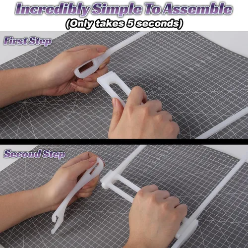 Vista 5 de Bandeja de extensión larga compatible con Cricut Explore 4, 3 y Air