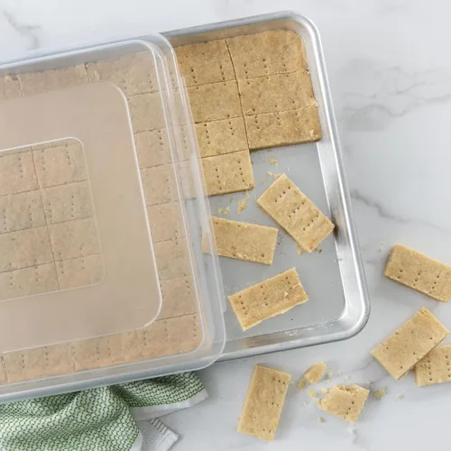 Vista 2 de Nordic Ware Naturals Media hoja con tapa