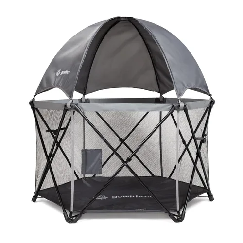 Vista 7 de [Usado] Baby Delight Go with Me Eclipse Deluxe - Corral portátil de lujo, parque infantil, toldo para el sol, interior y exterior, suelo de nailon