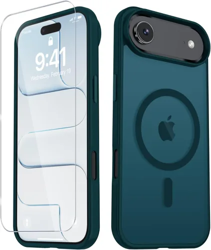 Vista 1451 de Funda para Google Pixel 10 Pro XL, cubierta magnética mate, color negro Fit for MagSafe, Screen Protector included, Shockproof Military Grade