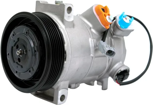 Vista 7 de FKG Compresor de CA y embrague de A/C 9770126300 apto para Hyundai Santa Fe 2.7L 2001-2006