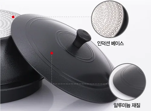 Vista 7 de Hansang IH Caldero de cerámica de inducción coreano tradicional olla para cocinar todas las fuentes de calor (18CM 2L)