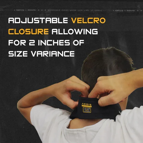 Vista 4 de Interceptor (babero) Protector de cuello de hockey con D3O