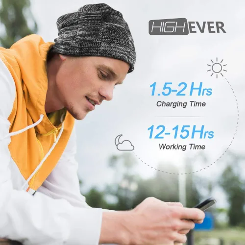 Vista 4 de HIGHEVER Bluetooth Hat - Stocking Stuffers Gifts for Men Women