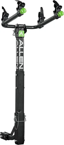 Vista 2 de Allen Sports Deluxe - Soporte de enganche para 2 bicicletas, modelo ZN520, color negro