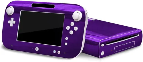 Vista 32 de Black Chrome Mirror Vinyl Decal Faceplate Mod Skin Kit by System Skins - Compatible with Nintendo Wii U Console