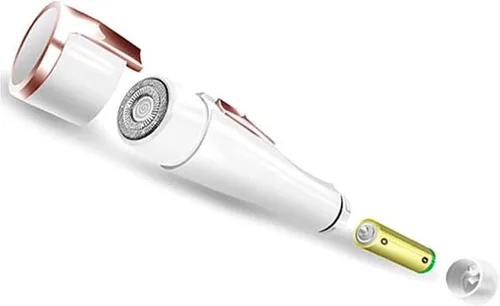 Vista 3 de Afeitadora de vello facial para mujeres, depilación sin dolor, depiladora eléctrica portátil para mejillas, barbilla, labio superior y brazos
