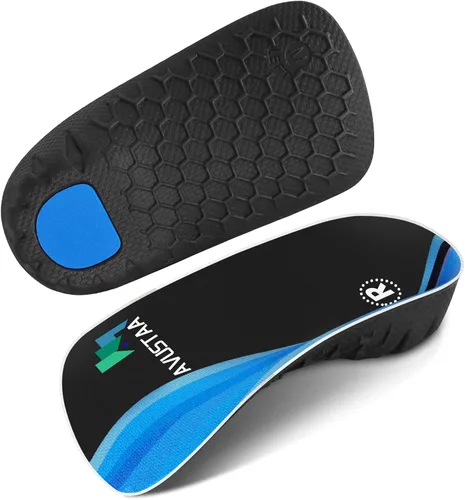 Vista 7 de Plantillas de soporte de arco alto 3/4 inserciones ortopédicas para pies planos, alivio de la fascitis plantar, plantillas de zapatos para hombres
