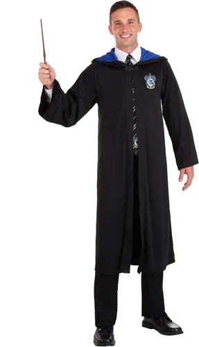 Vista 2 de Harry Potter Ravenclaw Robe for Adults, Ravenclaw Costume for Magical Wizard Cosplay Party & Halloween