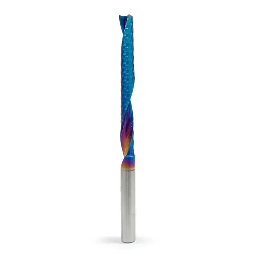 Vista 20 de Amana Tool Spektra 51412-K, 51412-K, 3/16 D x 5/8 CH x 3/16 SHK x 2 pulgadas de largo, acabado de espejo