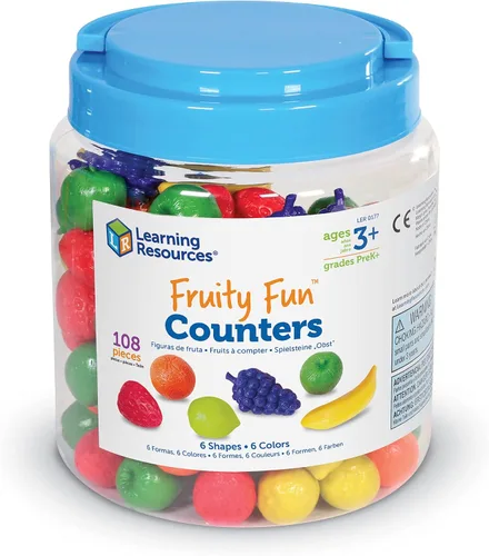Vista 2 de learning resources Contadores de Diversión Frutal, juego de 108