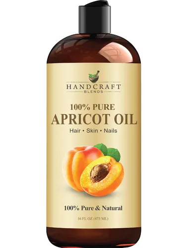 Vista 7 de Handcraft Blends Aceite de Hueso de Albaricoque - Prensado en Frío 8 Fl Oz - 100% Puro y Natural - Aceite Portador de Grado Premium para Piel