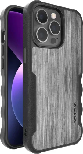 Vista 97 de Smartish Funda para iPhone 12 Pro Max Armor - Gripzilla [resistente + protectora] Funda de agarre delgada y resistente - Black Tie Affair