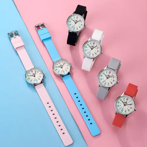 Vista 7 de SUDESMO Enfermera relojes reloj de enfermería reloj analógico fácil de leer reloj impermeable con segunda mano