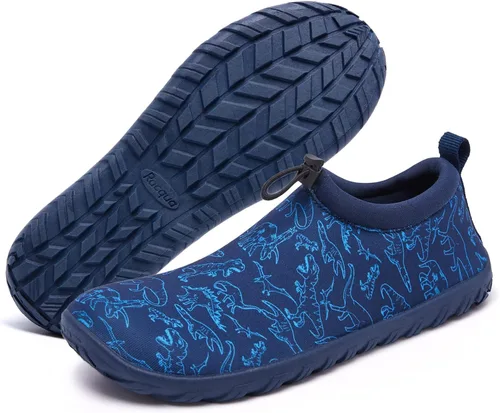 Vista 3 de Racqua Zapatos de agua para niños y niñas, zapatos de natación de secado rápido, ligeros, para playa, piscina, natación (niños pequeñosgrandes)