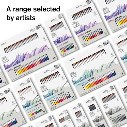 Vista 7 de Winsor & Newton Studio Collection - Lápices de grafito, juego de 5