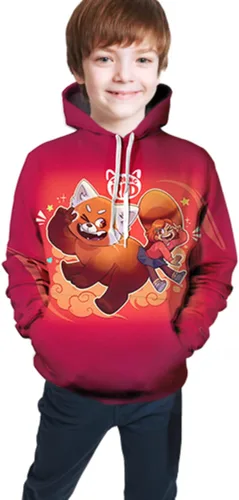 Vista 4 de Kanpia 3d Printed Girls Hoodie Novelty Cartoon Hoodie Universal Fashion Party Hoodie For Boys And Girls