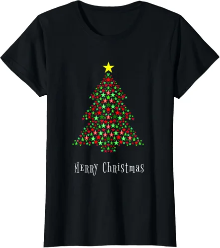 Vista 45 de Celebración del árbol de Navidad - Feliz Navidad - Camiseta de Navidad